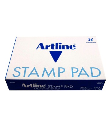 Tampon artline nº2 azul 87x143 mm